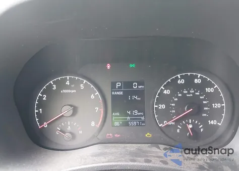 2020 Hyundai Accent Sel z USA, uszkodzony, nr VIN 3KPC24A60LE111306